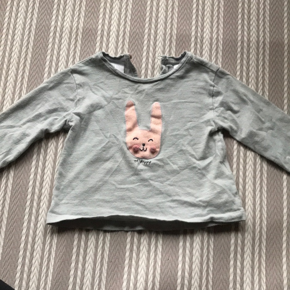Zara long sleeve top. Size 9-12 months.